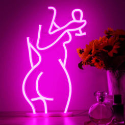 Lady Back Neon Sign USB Sexy Lady Neon Lights For Wall Decor LED Light Up Sign For Bedroom Room Home Bar Store Hotel Party Gifts