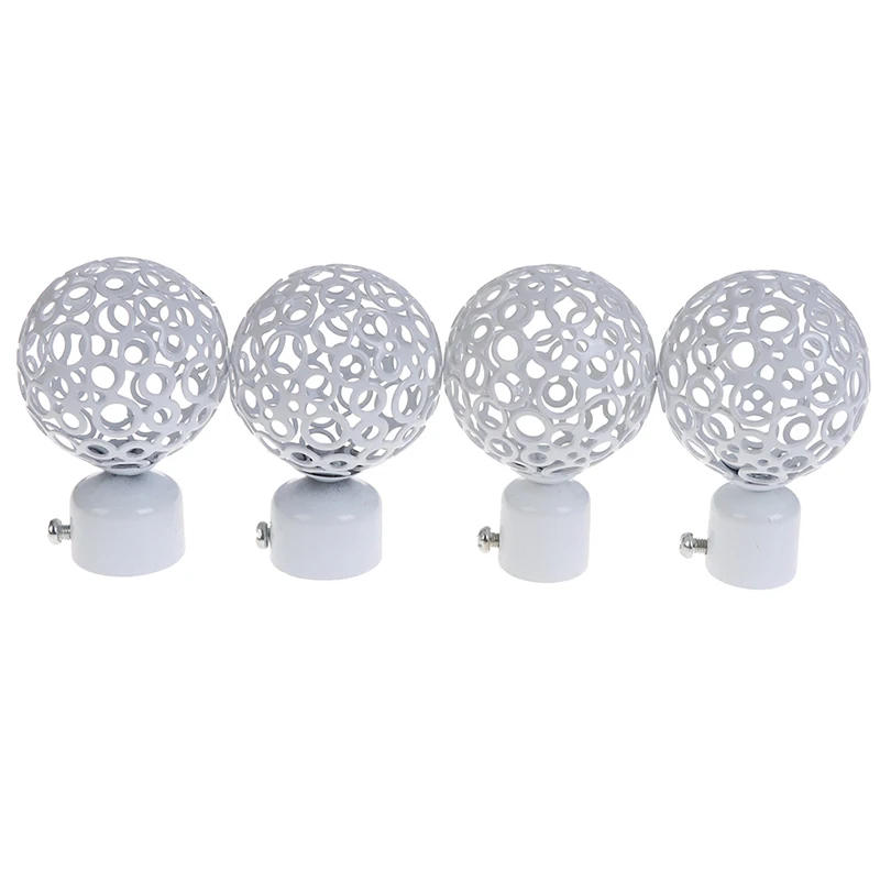 Description Picture 5 of item2Pcs 22mm 28mm Dia Drapery Curtain Rods Iron Ends Caps Finials Accessories