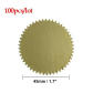 Gold 45mm 100pcs