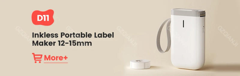 Description Picture 2 of itemNiimbot D110 D11 Label printer paper Waterproof Anti-Oil Price Label Sticker Transparent Pure Color Label thermal Sticker Paper