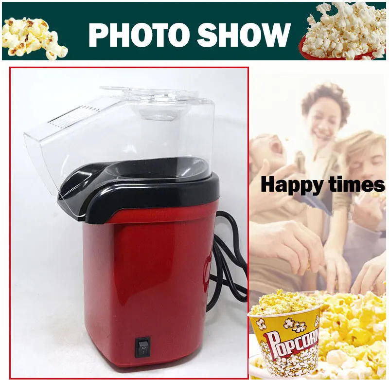 Description Picture 4 of item1200W Popcorn Makers Fully Automatic Household Mini Efficient Electric Hot Air Corn Machine Corn Popper For Home Kitchen Tools