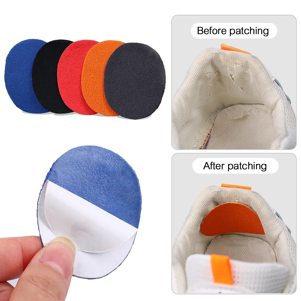 Description Picture 2 of itemShoe Patch Vamp Repair Sticker Subsidy Sticky Shoes Insoles Heel Protector Heel Hole Repair Lined Anti-Wear Heel Foot Care Tool
