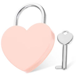 Heart Lock Small Padlocks with Keys Suitcase Backpack Locker Lockers Chain Luggage
