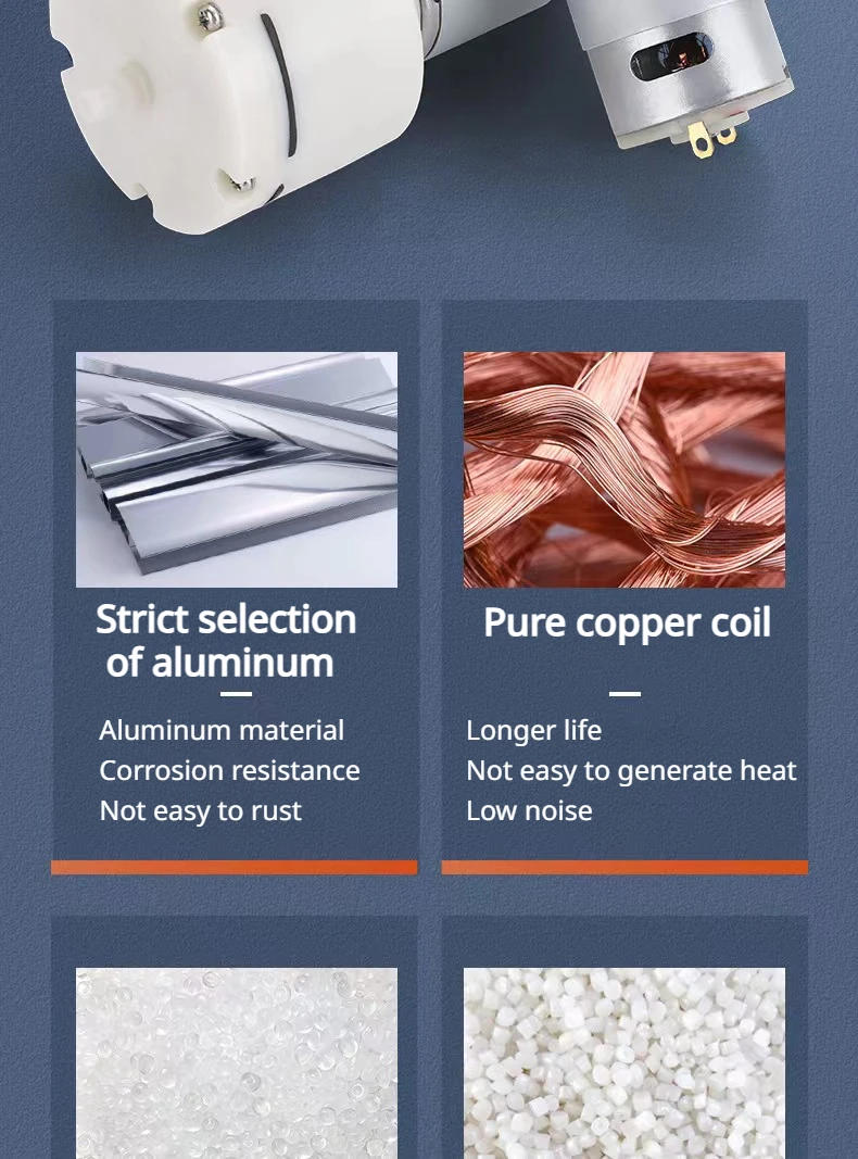 Description Picture 3 of itemDC12V/24V Micro vacuum pump Mute Air Pump Negative Pressure 12W Device Fish Tank Aeration Pump Low Noise Medical Device