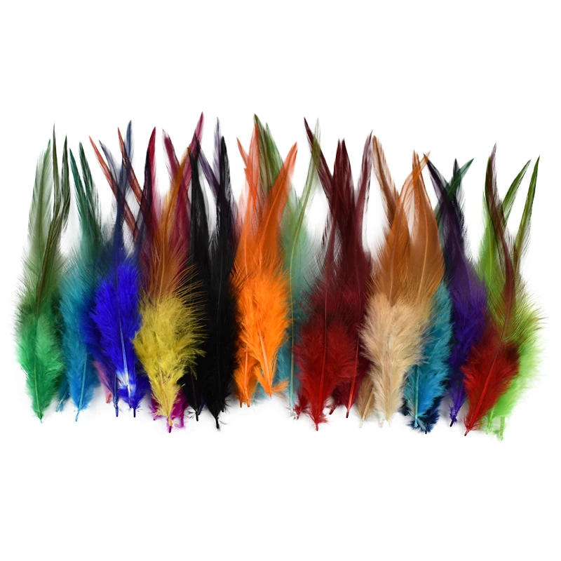 Description Picture 2 of item20Pcs Natural Colorful Pheasant Feathers for Crafts Jewelry Creation Fly Tying Materials Decoration Cock Carnival Accessories