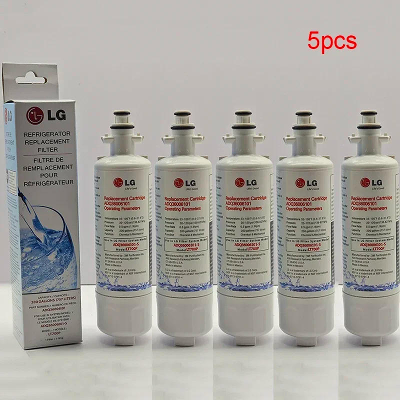 Description Picture 2 of itemLong Lasting LG LT700P Fridge Water Filter Replacement Compatible with LFXS30766S ADQ36006101 Kenmore