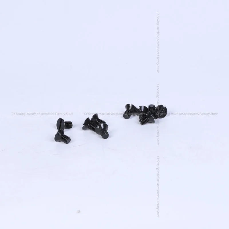 Description Picture 3 of item10PCS Needle Plate Screw M4 Bright Electroplating 12-22/F4-2.5 Black Original Screws for Jack 798 E4 C4 C5 B5 B6 EX Overlock Sew