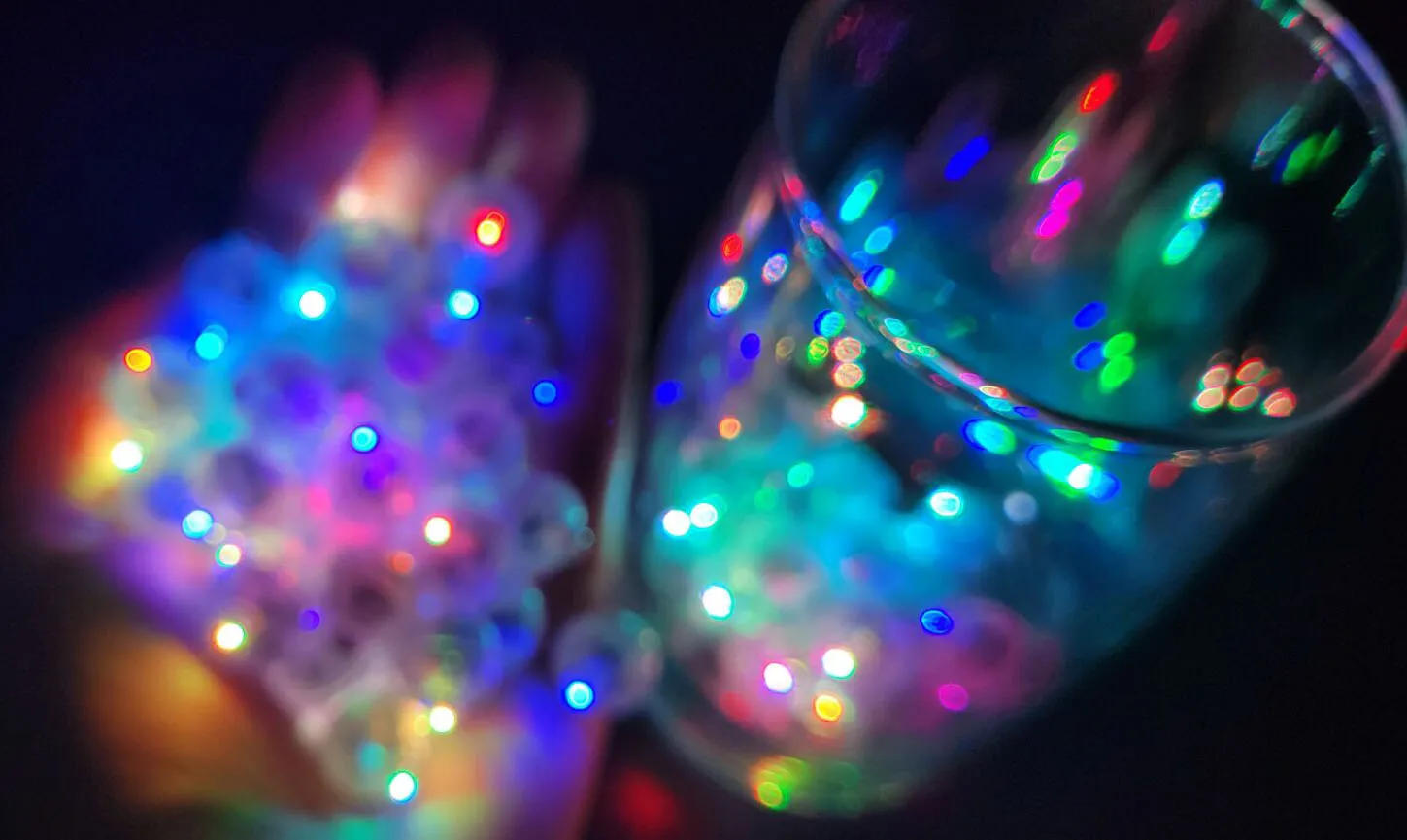 Description Picture 3 of item50/100/150/200/300pcs Tumbler Round Ball Light Balloon LED Flash Luminous Lamps Lantern Light for Wedding Party Birthday Decor