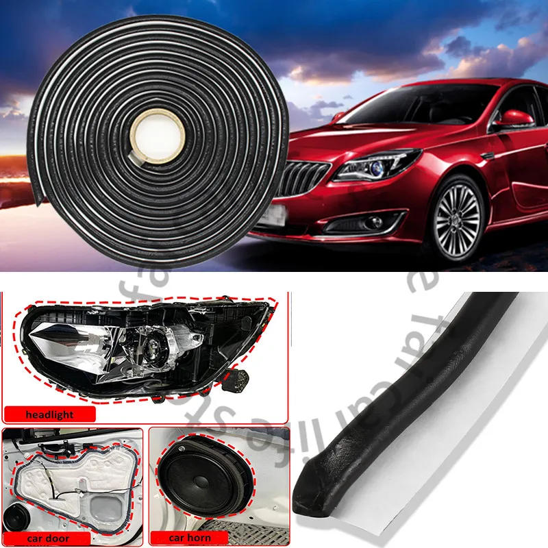 Description Picture 2 of itemHeadlight Sealant Retrofit Refit Butyl Rubber Glue Reseal for Car Headlamps Window Door Windshield RV Butyl Snake Gum Waterproof