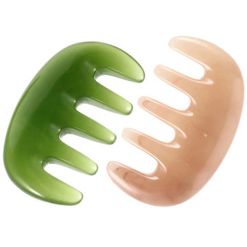 Massage Comb Guasha Scraping Scalp Comb Handheld Head Massager Tool Gua Sha Meridians Comb Head Caring Relaxation