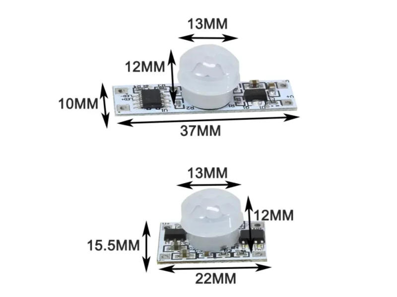 Description Picture 4 of itemDC 5V 12V 24V Customized PIR Motion Sensor Switch Ceiling Module 5A Infrared Induction Body Sensor Detector Controller