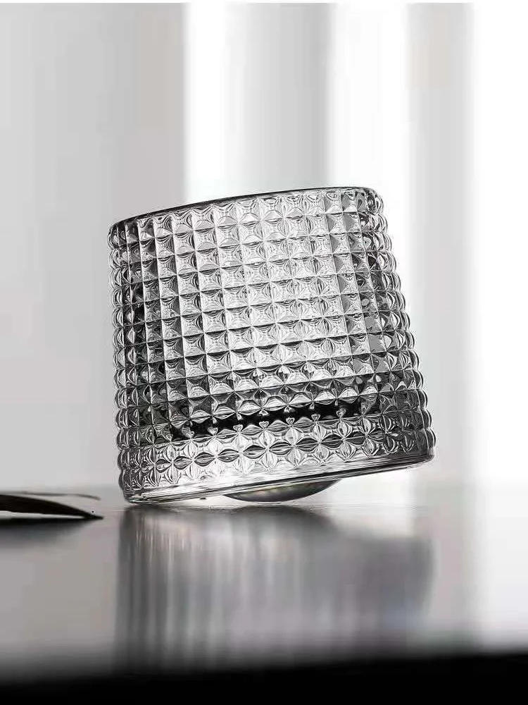 Description Picture 4 of item160ml Thicken Creative Whiskey Glass Rotating Tumbler Spinning Liquor Cognac Brandy Snifter Bar Home Party Drinkware Wine Cup