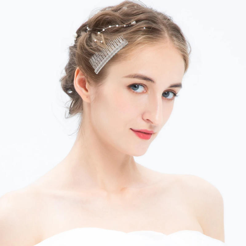 Description Picture 5 of item10pcs Hair Side Clip Combs 14 Teeth Bridal Wedding Veil Comb for Women Girls Ladies Plastic Side Combs Pin Barrettes Accessories