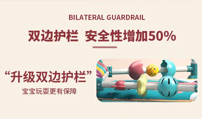 Description Picture 2 of itemNew Baby Activity Gym Music Rack Play Mat Kid Rug Puzzle Carpet Piano Keyboard Infant Playmat Crawling Game Pad Baby Toy Gift