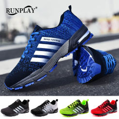 Fashion Men's Sneakers Big Size 48 Light Running Shoes Breathable Lace Up Casual Shoe Comfortable Non-slip Walking Sports Shoes