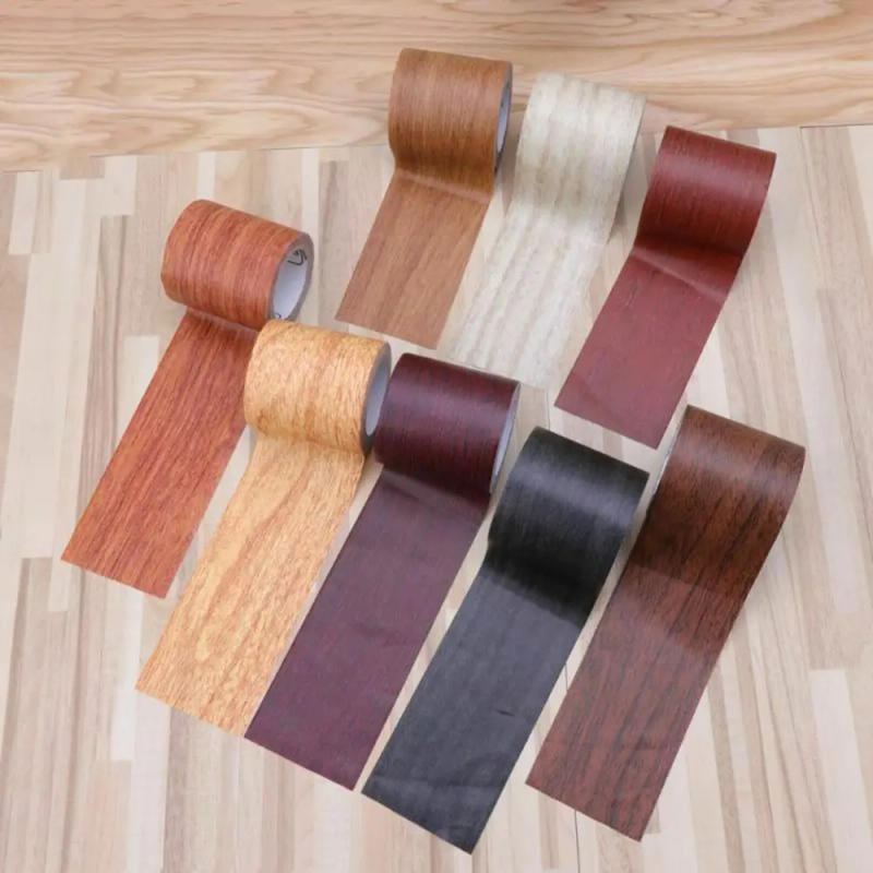 Description Picture 2 of item5M/Roll Realistic Wood Grain Repair Adhensive Duct Tape Floor Furniture Renovation Skirting Line Sticker Home Decoration