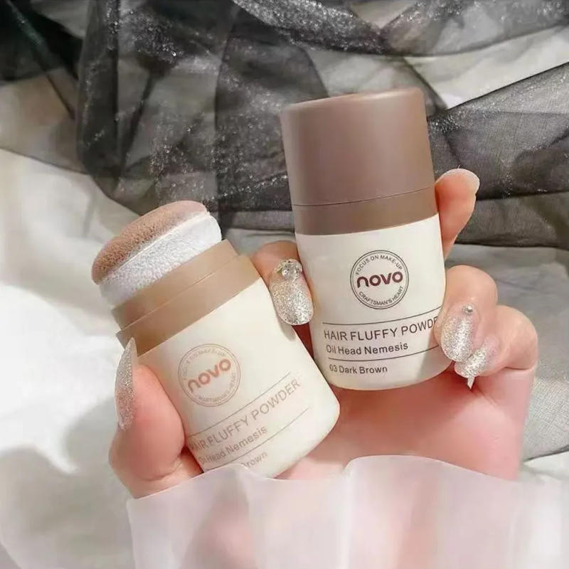 Description Picture 3 of itemHair Fluffy Powder Instantly Black Brown Root Cover Up Natural Hair Filling Hair Line Shadow Contouring Powder Hair Concealer