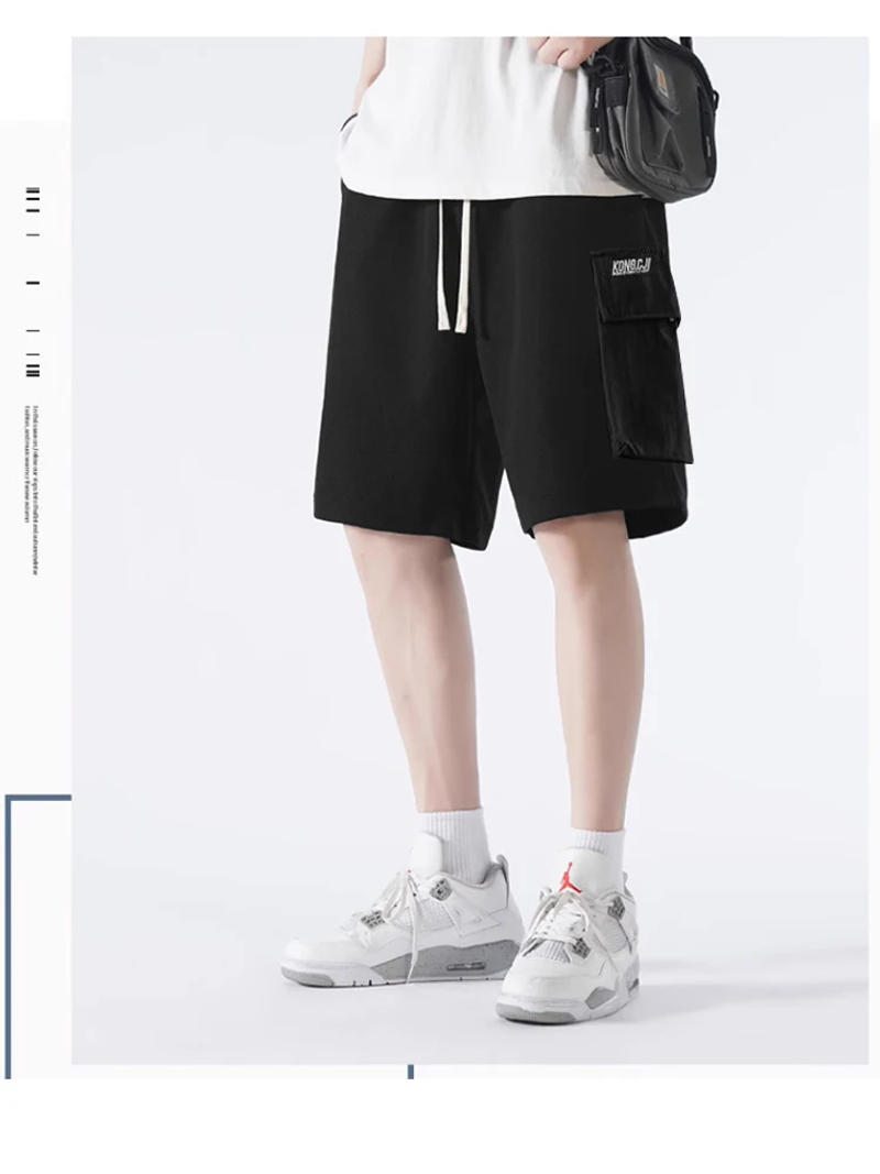 Description Picture 3 of itemCargo shorts men's summer baggy pants multi-pocket functional sports pants casual pants