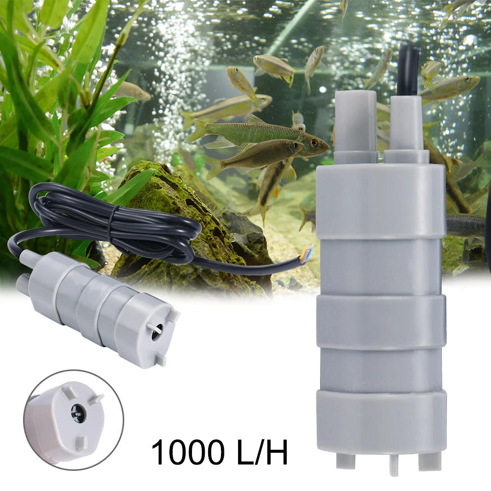 Description Picture 2 of item12V 24V Brushless Motor Pump 1000l /H Small Portable Silent Vertical Bottom Suction Pump Water Heater Slotted Water Supply Pump