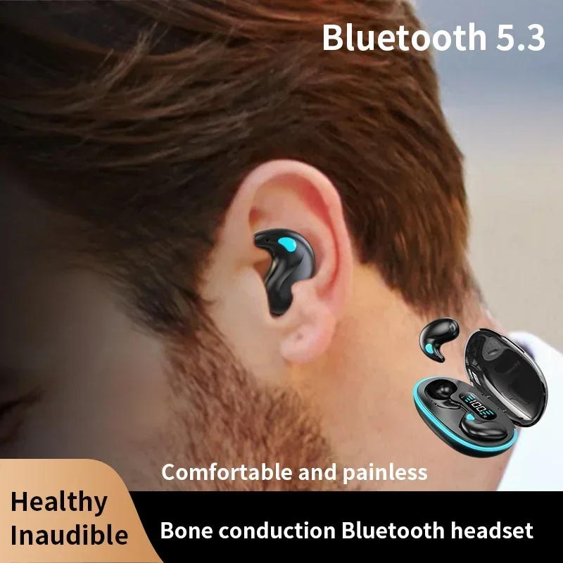 Description Picture 2 of itemSleeping Earbuds Wireless Mini Headphones For Work TWS Bluetooth Earphones Stereo Hidden Headset with Mic HD Call Waterproof X55