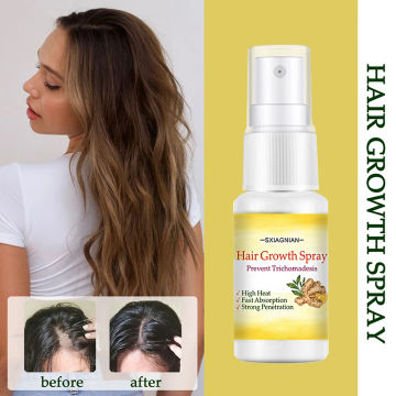 New Ginger Rapid Hair Growth Essence Oil Spray Hair Regeneration  Prevent Hair Loss Treatment Scalp Repair Nourishing Liquid