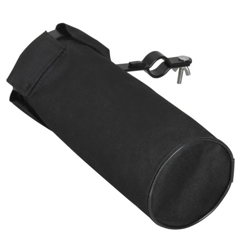 Description Picture 6 of itemDrumstick Tube Bag Black Cylindrical Drumstick Holder Oxford Cloth Metal Clip Sturdy Percussion Drum Instrument Accessories
