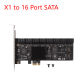 X1 to 16 Port SATA