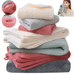 Cotton Super Absorbent Bath Towel Soft And Lightweight Bath Towels Coral Fleece Quick Dry Hand Towels Luxury Shower Towels