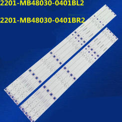 10PCS LED Backlight Strip For HKC K480 2201-MB48030-0401BL2 2201-MB48030-0401BR2 MZ4B17B7 S7331