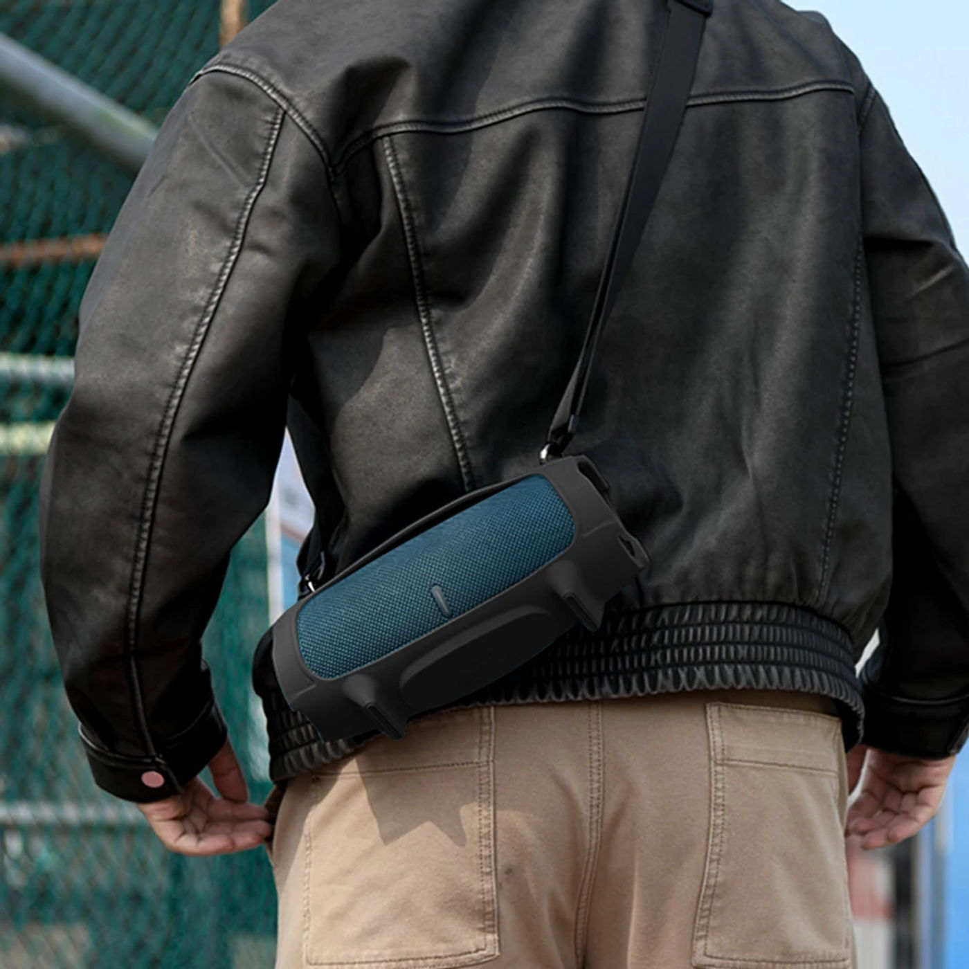 Description Picture 5 of itemSilicone Cover Case Anti-Fall Bluetooth-Compatible Speaker Case Waterproof for JBL Charge 5 Speaker Accessories