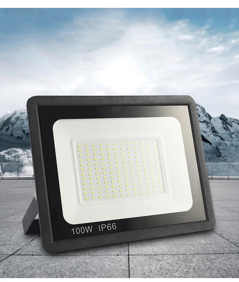 Description Picture 3 of itemHot 20W 30W 50W 100W LED Flood Light AC220V Outdoor IP66 Waterproof Reflector Spotlight Street Light Wall Lamp Garden Lighting