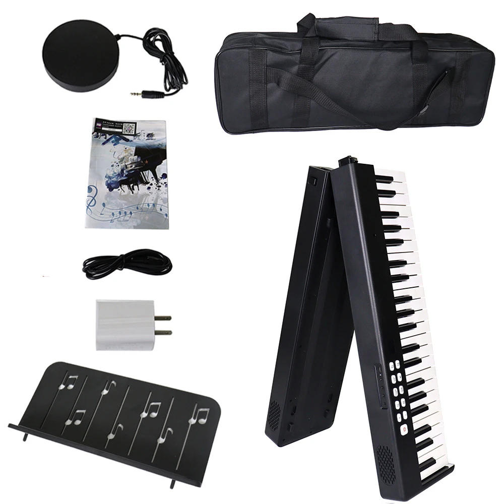 Description Picture 2 of item88-key folding digital piano, multi-function controller, flexible, electric, musical instrument
