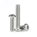 304 Stainless Steel ISO7380 M1.6 M2 M2.5 M3 M4 M5 M6 M8 M10 M12 M16 Hex Hexagon Socket Button Round Allen Head Screw Bolt