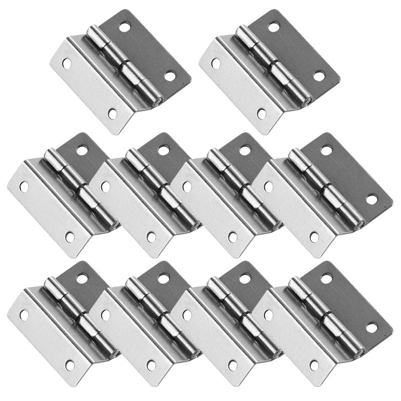 Description Picture 4 of itemTri-fold Hinge Cabinet Door Parts Wardrobes Wooden Box Hinge Cabinets Iron Vintage Wooden Chests 10pcs Tri-fold Hinge
