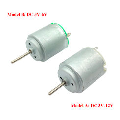 1PCS Mini R260 Electric Motor DC 3V-6V / 3V-12V High Speed Micro 24mm Round Motor Long Shaft DIY Hobby Toy Car Boat Model