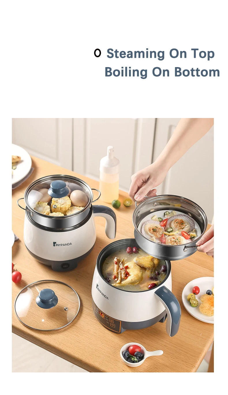 Description Picture 6 of itemMultifunctional Electric Rice Cooking Machine Household cook porridge soup Cooking Hot Pot Non-stick Pan Student Dormitory