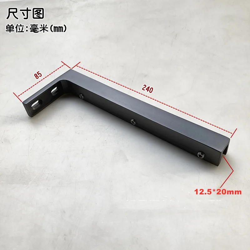 Description Picture 4 of item304 stainless steel bathroom partition shower room glass anti-sway rod fixed rod anti-sway support rod(SJ-3079A)