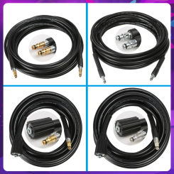 For Karcher K2 K3 K4 K5 K6 K7 High Pressure Washer Hose Pipe Washer Extension Hose Quick Coupling Adapter Water Cleaning  Kit
