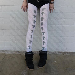 Cosplay Sexy Stockings Knee Socks Lolita Tights Goth Pantyhose Long Socks Woman Fetish Emo Stockings for Women Punk Harajuku