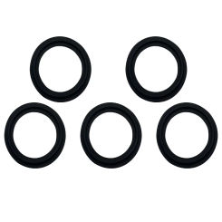 Bourdillat 5PCS Tri Clamp Ferrule Gasket FKM Pressure Sanitary Food Grade Seal Washer for Fkm-VITON