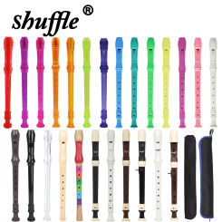 8-Hole Flute Set Harp Vertical Flute Beginners Professional Practice Recorders Wooden ABS Flute Orff  Woodwinds Children's Gift