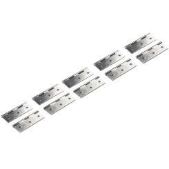 10pcs Stainless Steel Door Hinges Cabinet Doors Window Wooden Box Flat Hinge 3inch Ball Bearing Butt Hinge Furniture Hardware