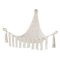 Creative Toy Hammock Hanging Macrame Stuff Soft Display Corner Plush Toys Net for Household Bedroom Holiday Gifts Decoration