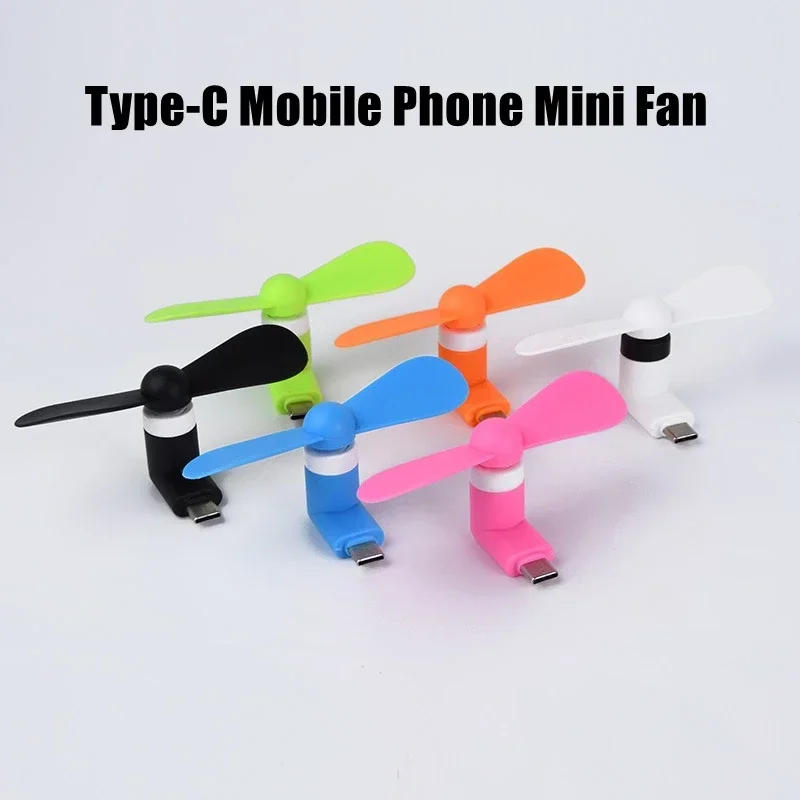 Description Picture 2 of itemCreative Mini Portable Micro Fan Mobile Phone Mini Fan Charging Treasure Cooling Fan USB Gadget Fans Tester For Type-C