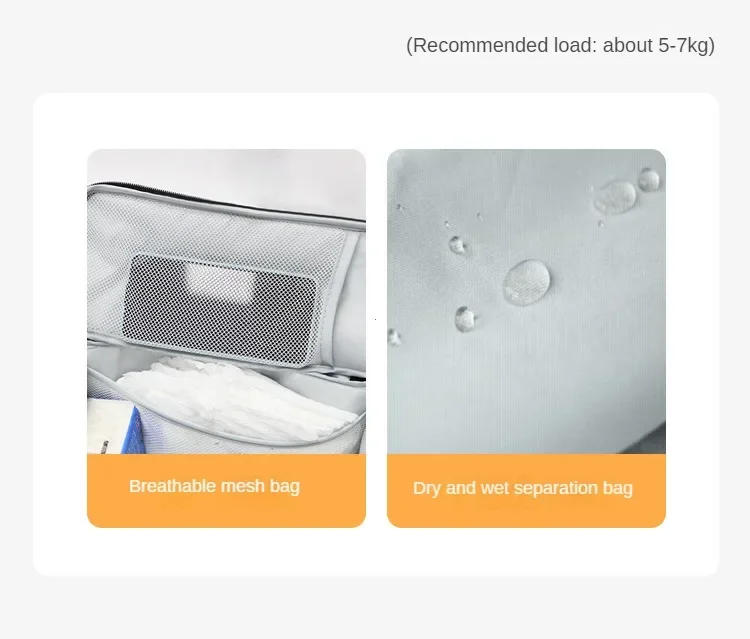 Description Picture 5 of itemStroller Organizer Bags Mummy Large Capacity Travel Hanging Bag Bottle Holder Pram Diaper Bags Baby Stroller Accessories