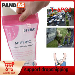 1~5PCS 700ml Emergency Portable Car Urine Bag Vomit Bags Mini Mobile Toilets Handy Unisex Disposable Urinal Toilet Bag