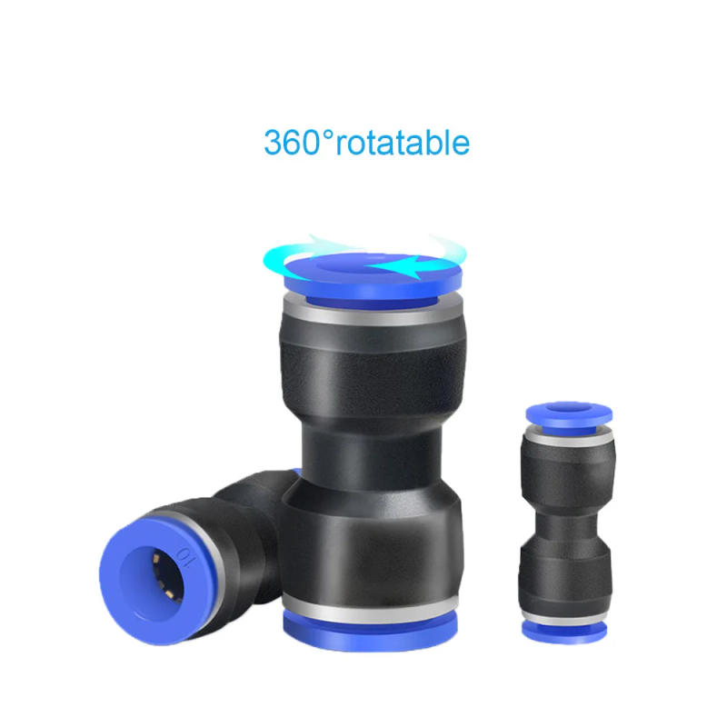 Description Picture 3 of item50PCS/Box Air Straight Pneumatic Fittings Connector PU Water Pipes Quick Release Connector PU-4/6/8/10/12mm Push in Straight