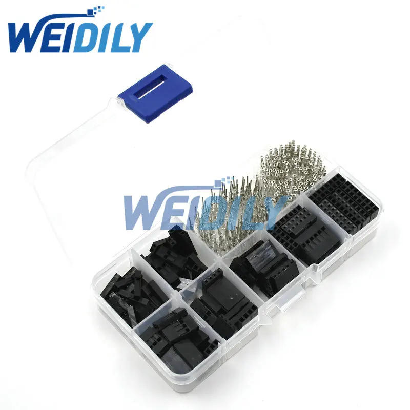 Description Picture 4 of item310PCS Dupont Wire Jumper Pin Header Connector Housing Kit Male Crimp Pins+Female Pin Connector Terminal Pitch With Box New