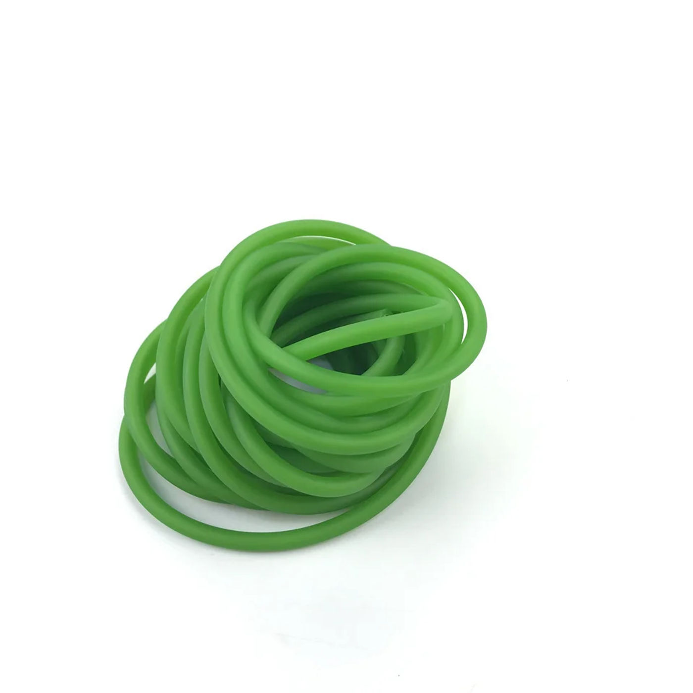 Description Picture 5 of itemGreen Natural Latex Slingshots Yoga Rubber Tube 0.5-5M For Hunting Shooting High Elastic Tubing Band Accessories 2X5mm Diameter