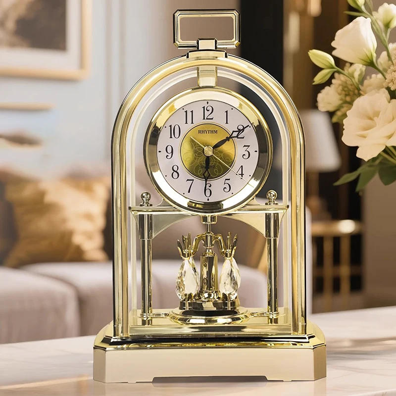 Description Picture 2 of itemLuxury Modern Desk Silent Living Room Desk Unique Creative Table Clocks Decor Home Accessories Table Clocks Interior Design